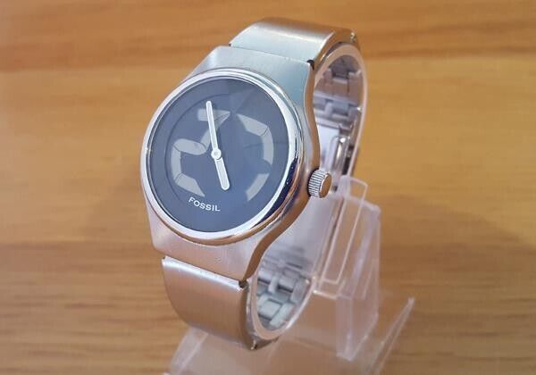 Fossil watch with hot sale digital seconds