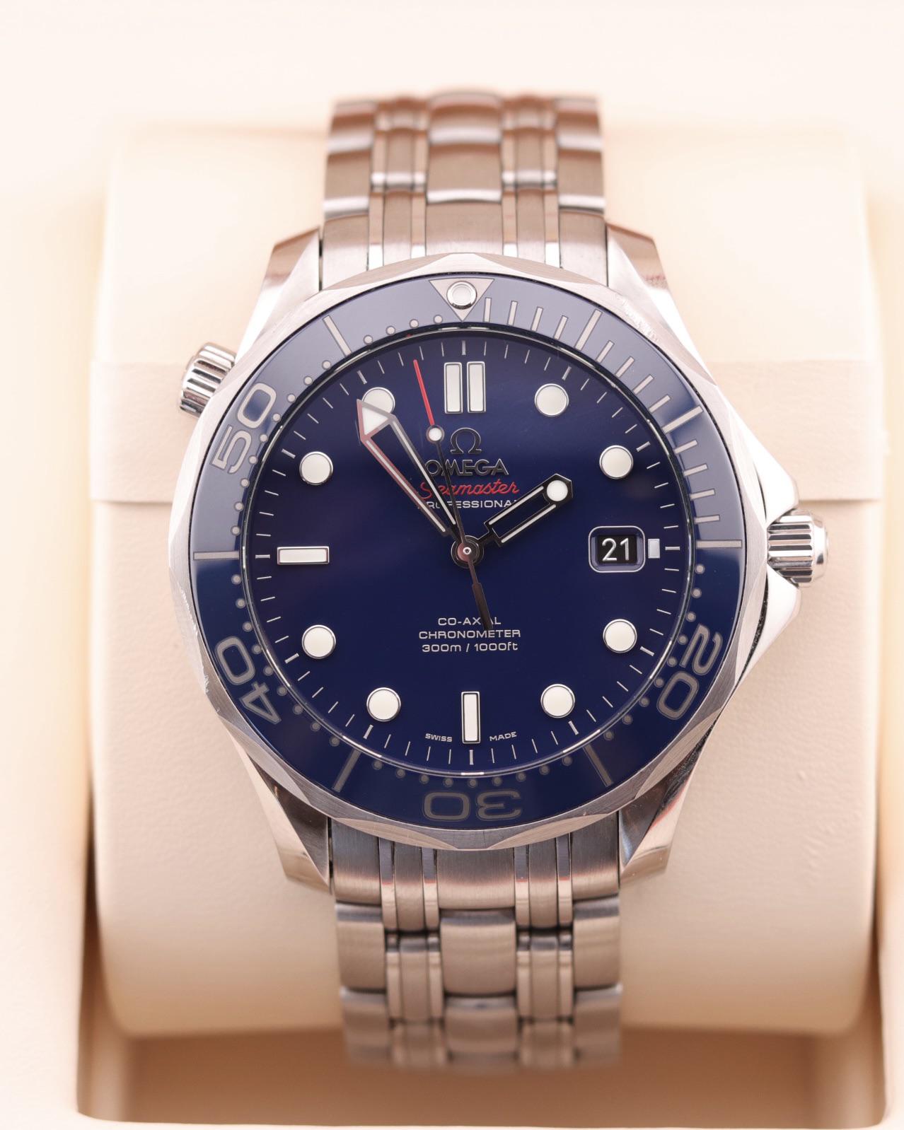 WTS Omega Seamaster Cermaic No wave Dial Blue 212.30.41.20.03.001