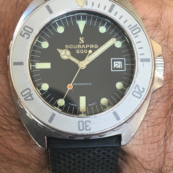 [$1,300 USD] Scubapro 500 automatic (1970s) | WatchCharts Marketplace