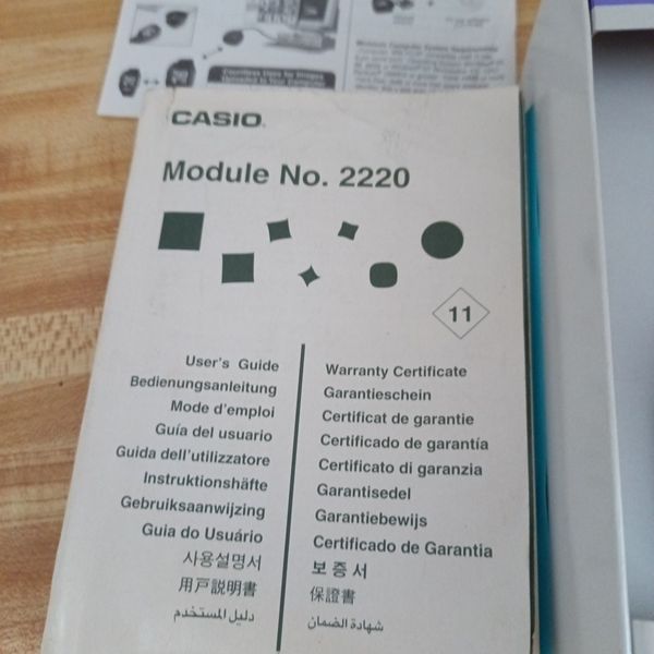 Montre-caméra Casio Wrist Camera WQV-1 - Modèle 2220, Plastique, Quartz - Neuf Sans étiquette