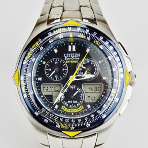 Vintage Men's Citizen C650 Eco-Drive Skyhawk Blue Angels Wrist Watch |  WatchCharts