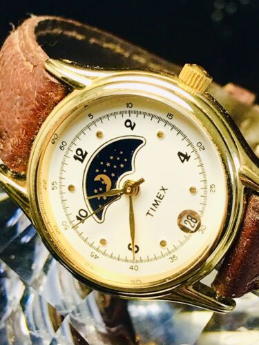 Timex women's moonphase watch sale