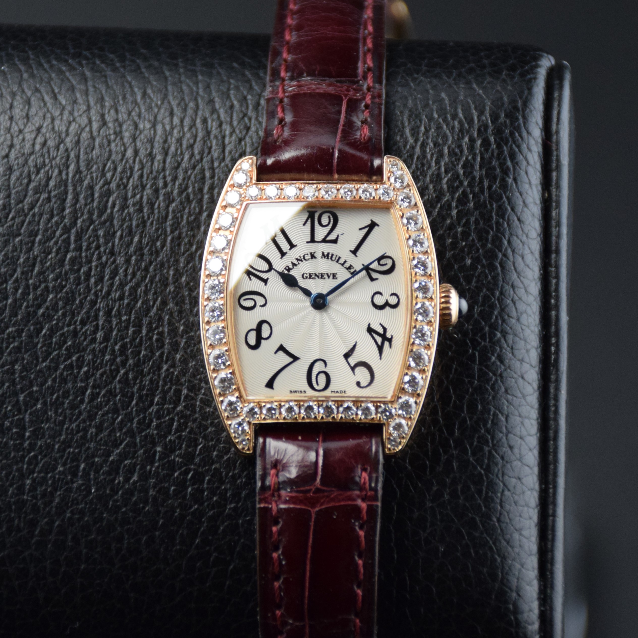 WTS Franck Muller 2251 Rose Gold Diamond Cintree Curvex RARE