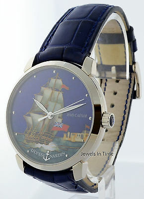 Ulysse Nardin San Marco HMS Caesar Cloisonne 18k Gold Watch Box