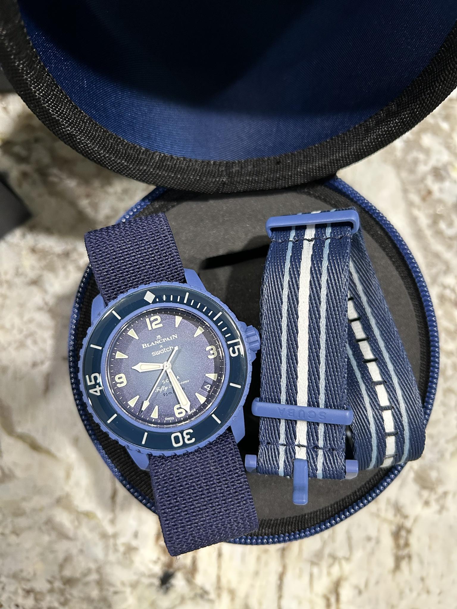 [WTS] Blancpain X Swatch Fifty Fathoms - Atlantic Ocean BNIB (with