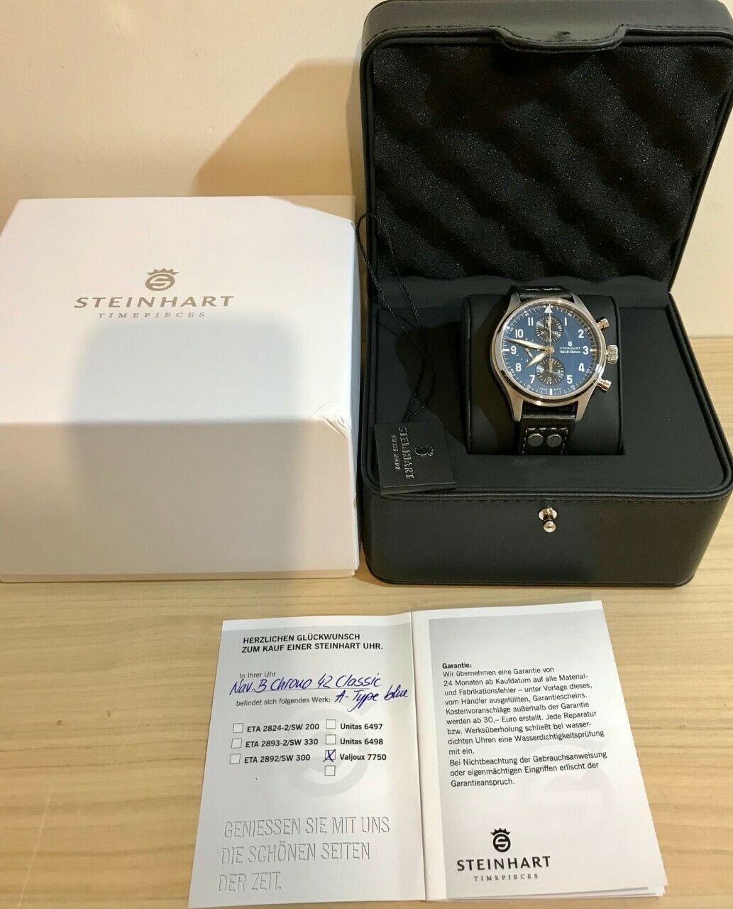 Steinhart on sale valjoux 7750