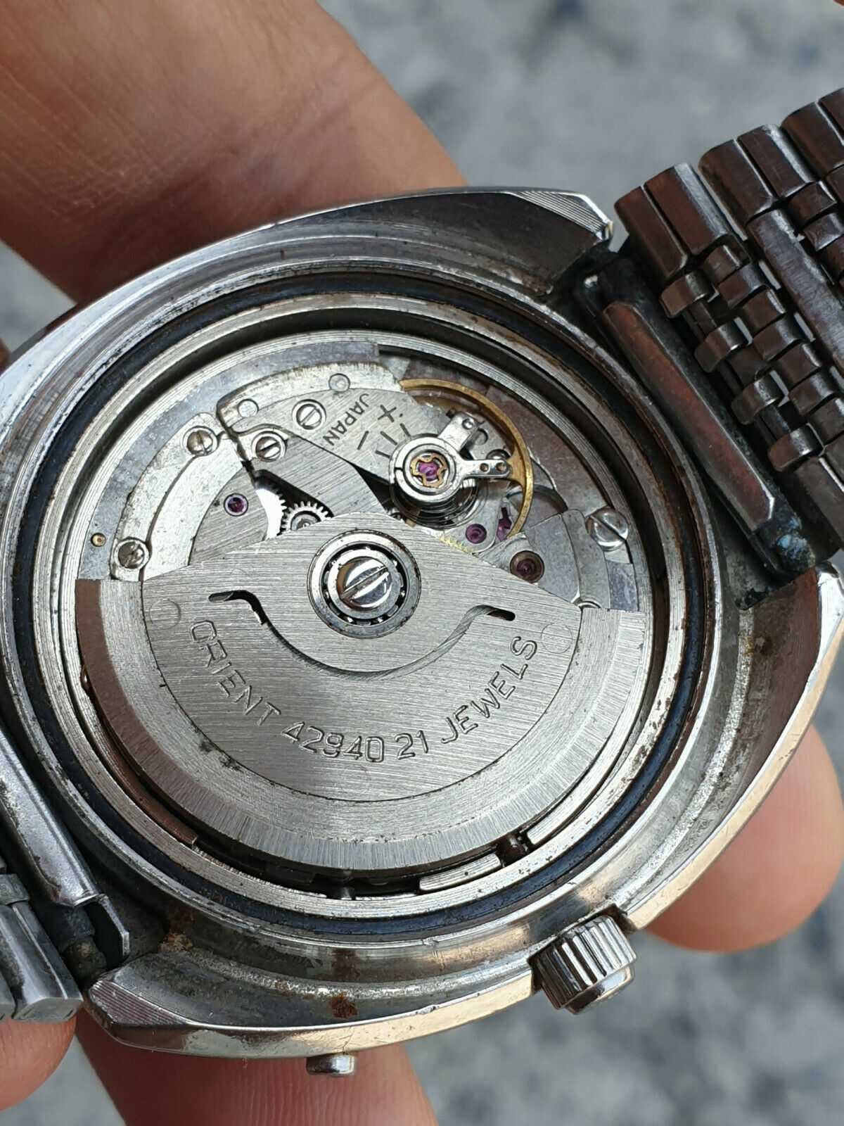 Vintage Orient 21 Jewels G429-20741 Mens Hand Winding