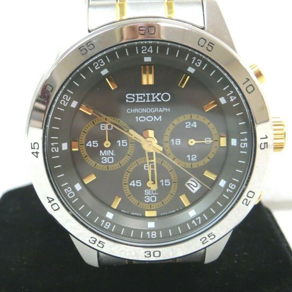 Men's Seiko 4T53-00A0 Stainless Steel quartz Wrist Watch | WatchCharts