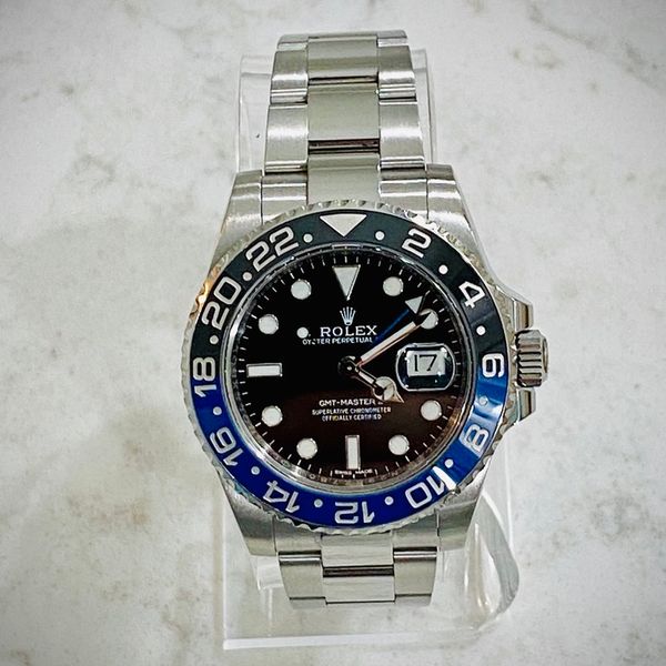 FS Rolex GMT Master II 116710BLNR AKA BATMAN Oyster Complete set