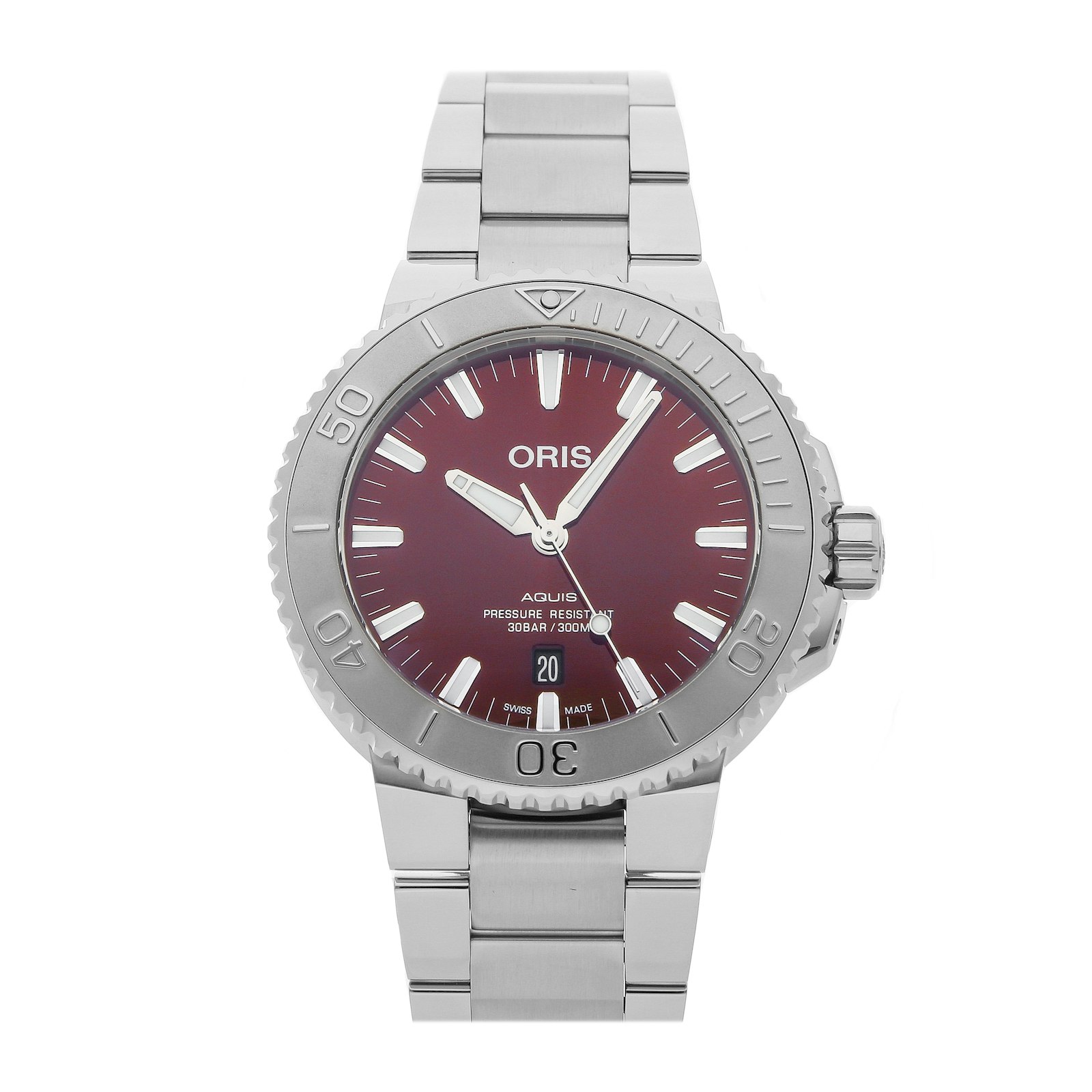 Pre Owned Oris Aquis Date 01 733 7730 4158 07 8 24 05PEB