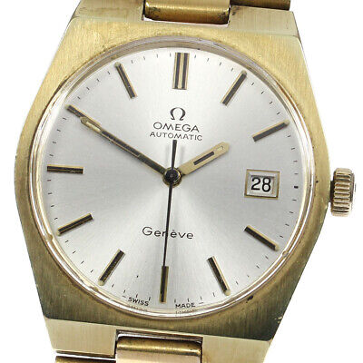 OMEGA Geneve 166.099 Vintage Cal.1481 Silver Dial Automatic Men s