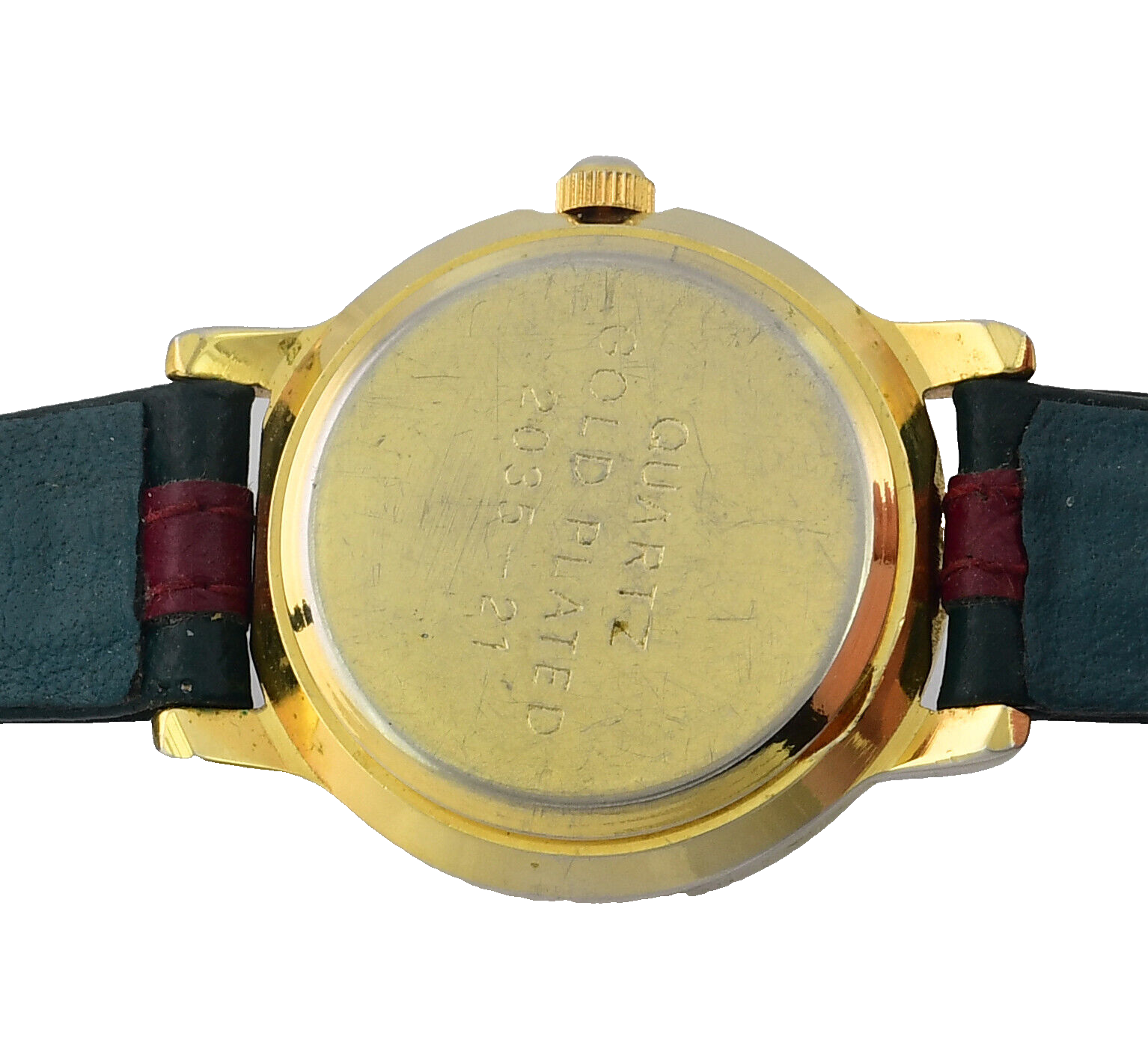 Vintage GUCCI Gold Plated 2035 - 21 Ladies Wrist Watch On Original