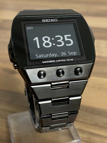 Seiko Brightz SDGA003 Cal. S770 Black-Edition Solar Funk EPD - E-Ink  Display | WatchCharts