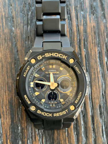 Casio G-SHOCK GST-W300BD-1AJF G-Steel Watch Black Gold -w/ GST