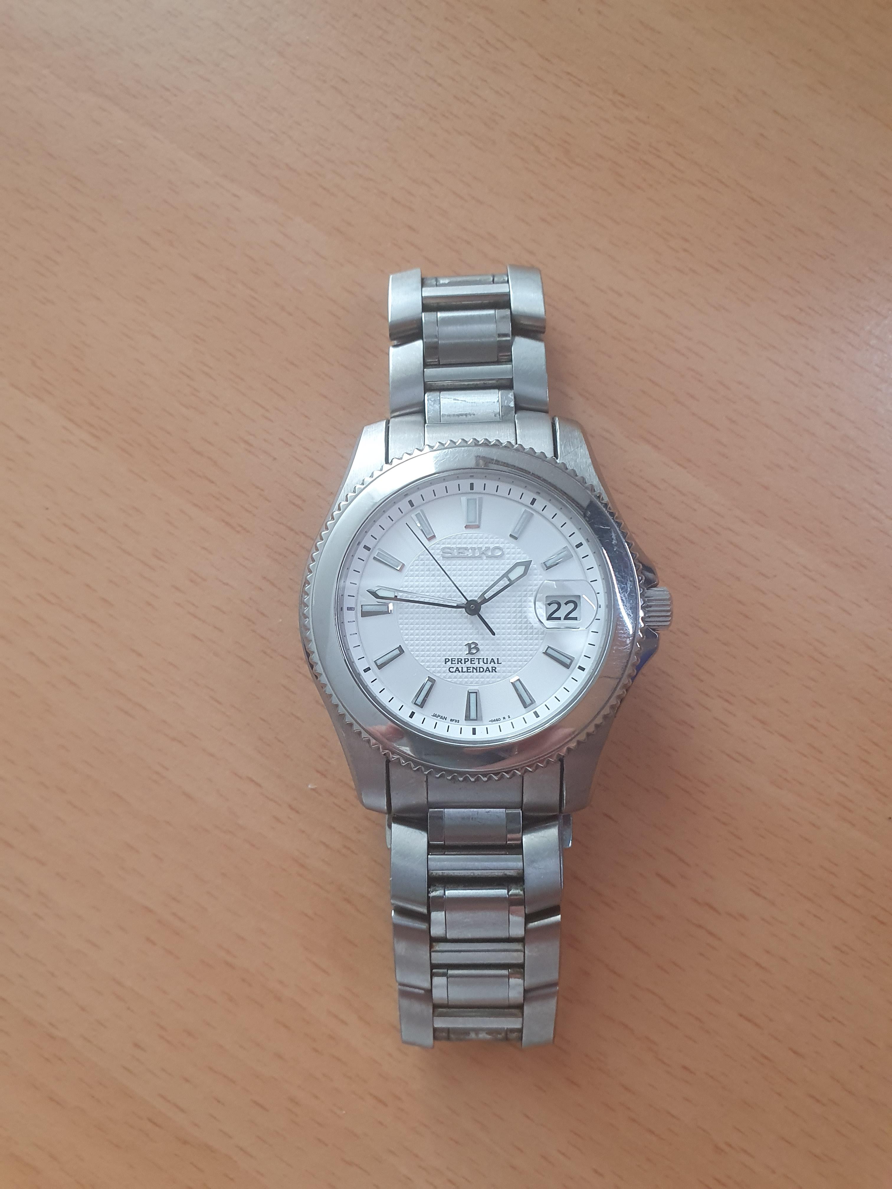 WTS Seiko Brightz SAGM003 HAQ Titanium Perpetual Calendar REDUCED