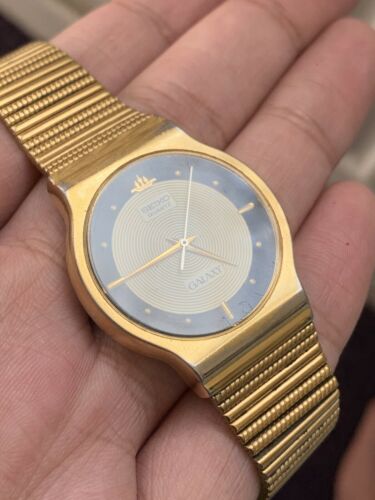 VERY RARE Vintage Seiko Galaxy Gold Tone Men Watch FAULTY | WatchCharts