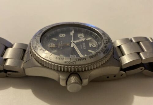Citizen Eco-Drive GMT Promaster World Time WR 200 Mens Watch