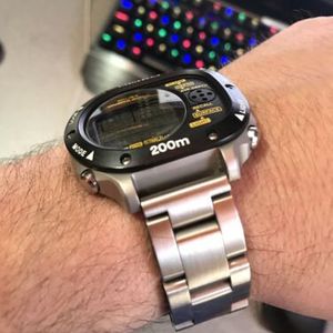 1990 Vintage Seiko Scuba Master Watch M726-5A00 Near Perfect