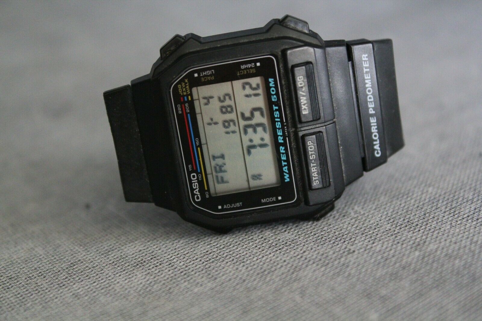 casio watch with pedometer