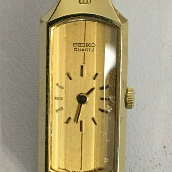 Vintage Seiko outlet 2E20-5179 Gold Tone Womens Watch! New Battery.