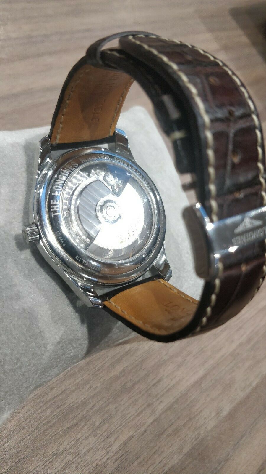 LONGINES Master Collection Automatic Steel Men s Alligator Strap