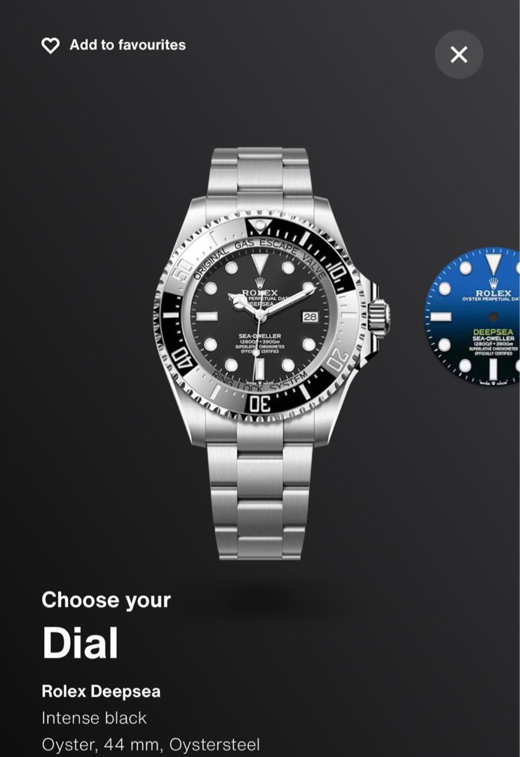 Rolex deepsea online negro