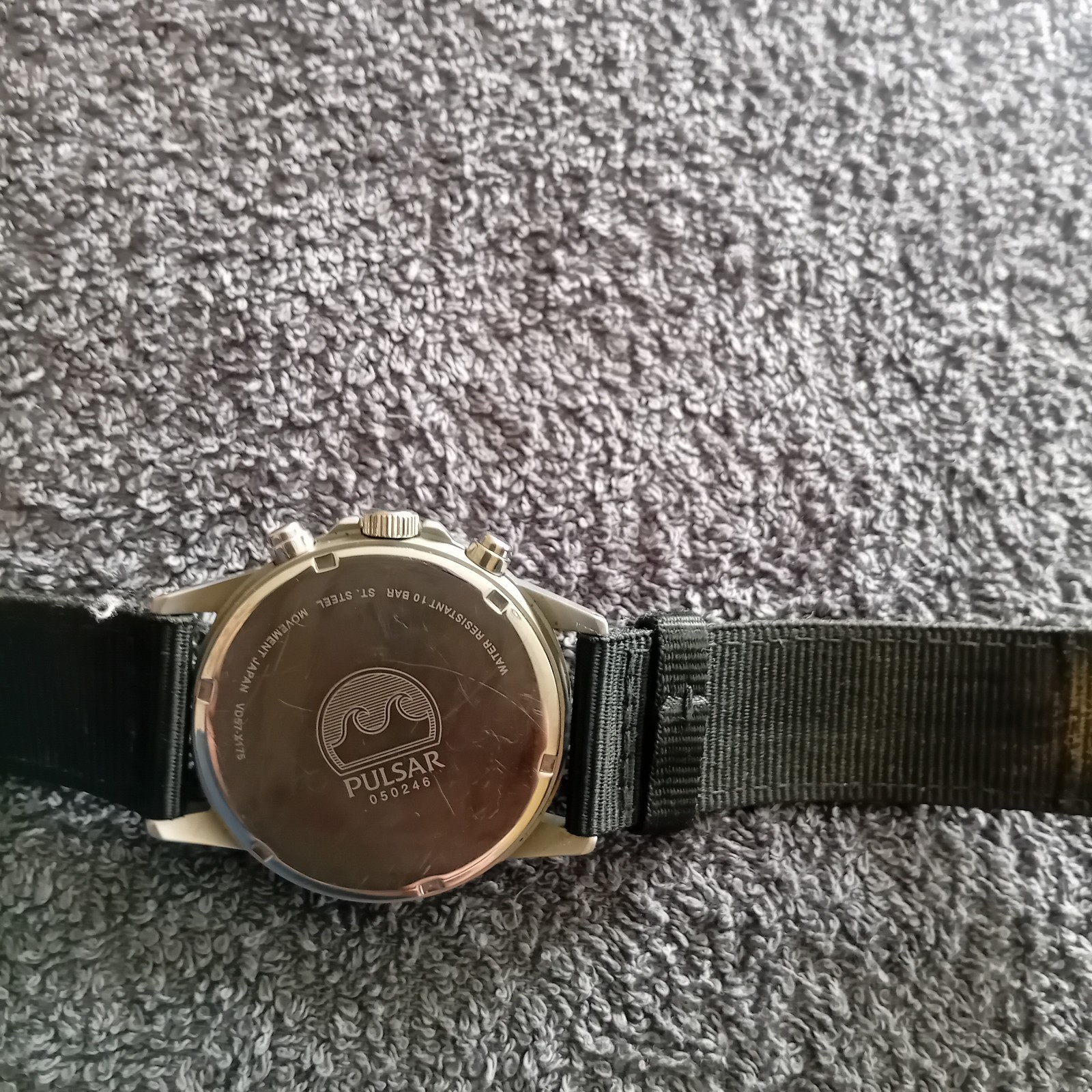 RARE PULSAR SEIKO CHRONOGRAPH MILITARY RAF WATCH-PM3175X1