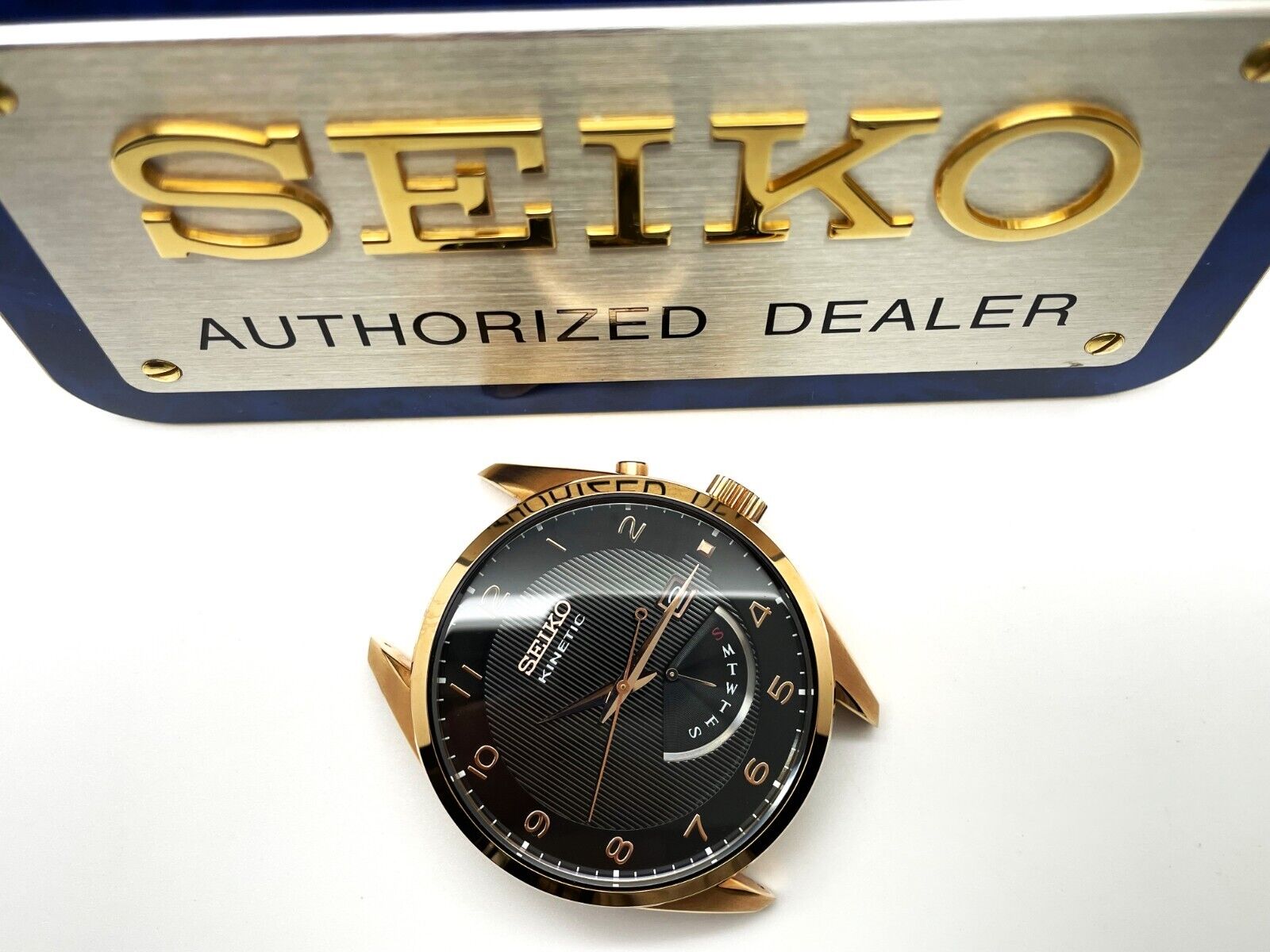 SEIKO MEN'S COUTURA KINETIC 5M84-0AC0 NOT-WORKING ANALOG