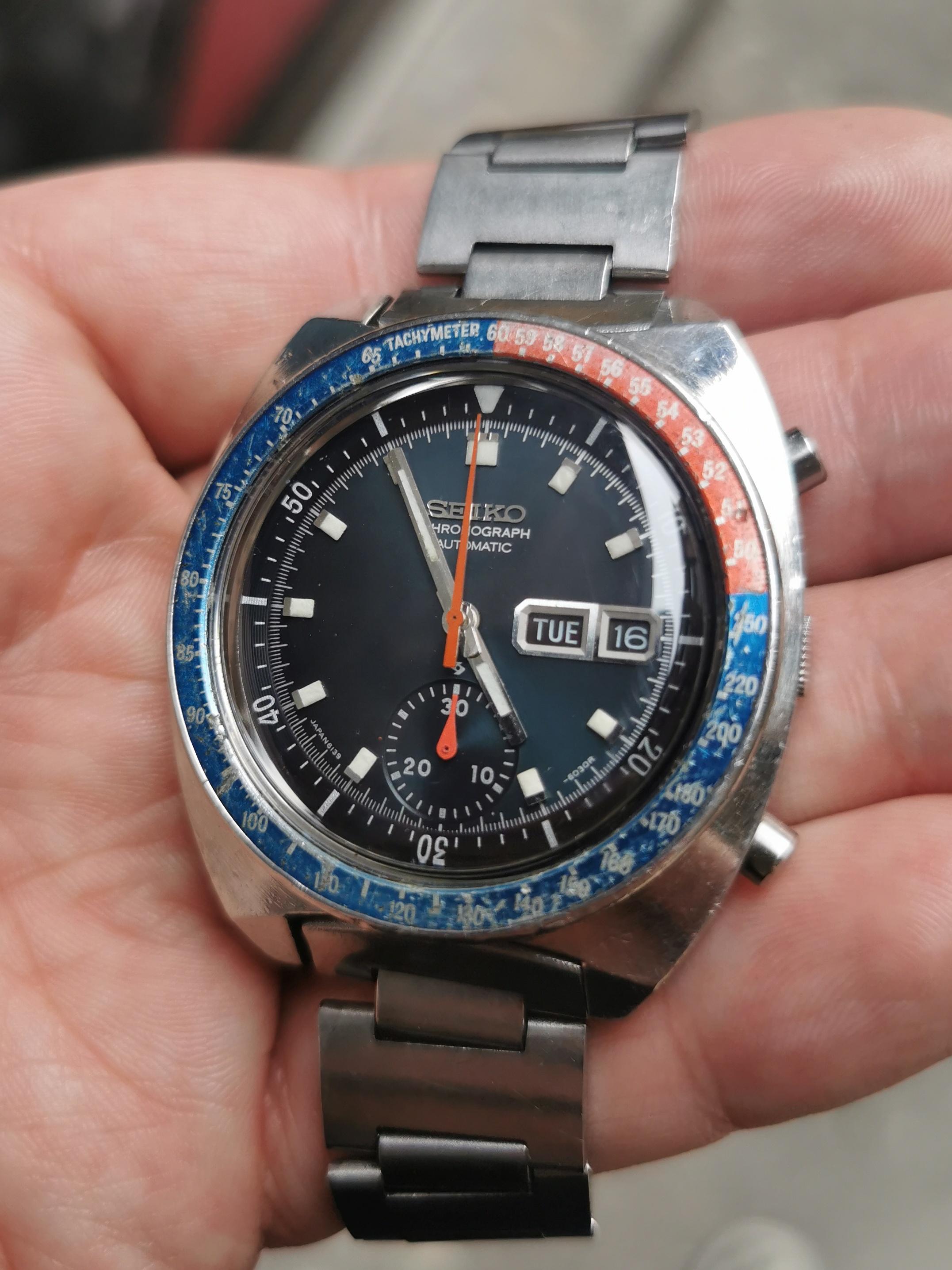 Seiko pepsi pogue discount vintage