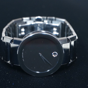 Movado BLACK 84 G1 3896 Stainless Steel Men s Watch WatchCharts Marketplace