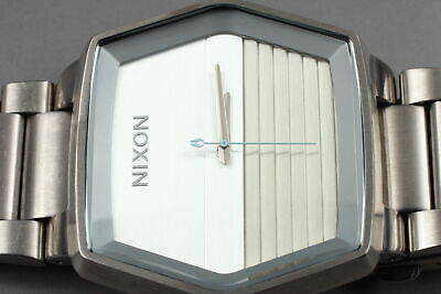 N MINT] Nixon Mayor White Grey Key To The City Quartz Men's