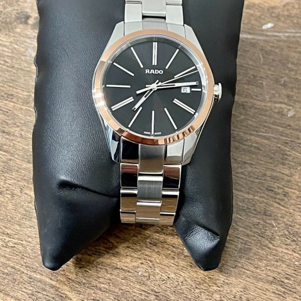 Rado Hyperchrome Black Dial 40mm Men’s Quartz Watch 115.0184.3.015 ...