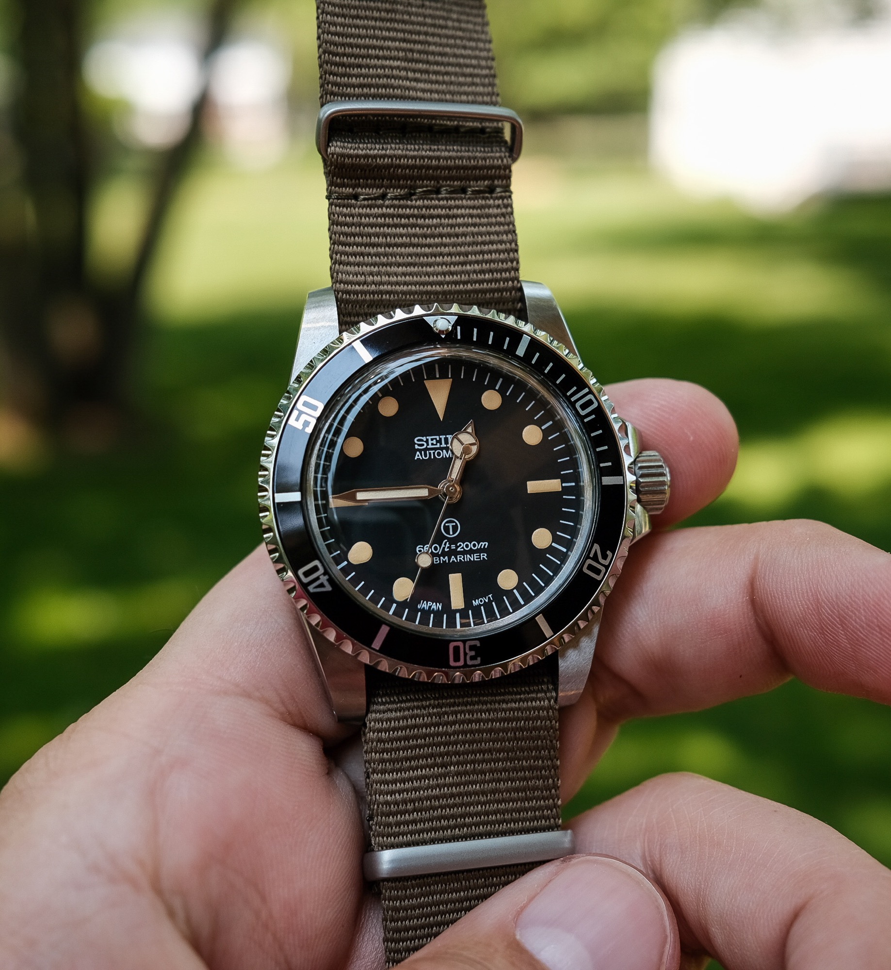 WTS] Vintage Style Seiko 5513 Sub Homage with NH35 Movement