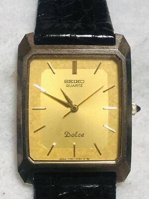 SEIKO Dolce 7731-5150 RO Men's used watch quartz Excellent square
