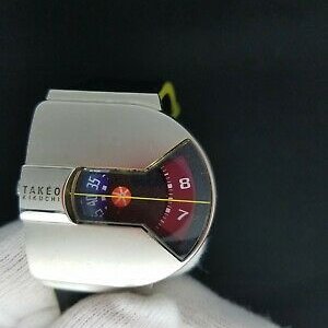 SEIKO RARE NON DIGITAL WATCH V501-5H20 TAKEO KIKUCHI ART