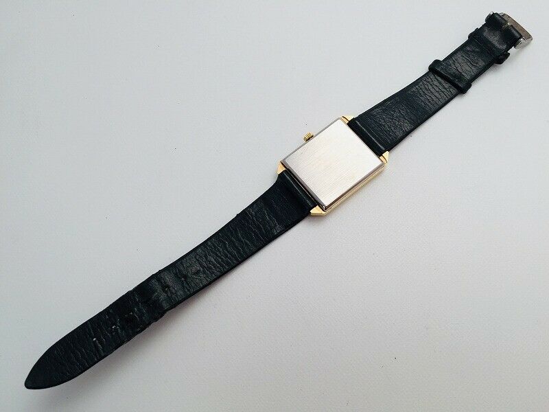 LONGINES Watch 832 1174 Square Hand Winding 18K Gold Plated T881