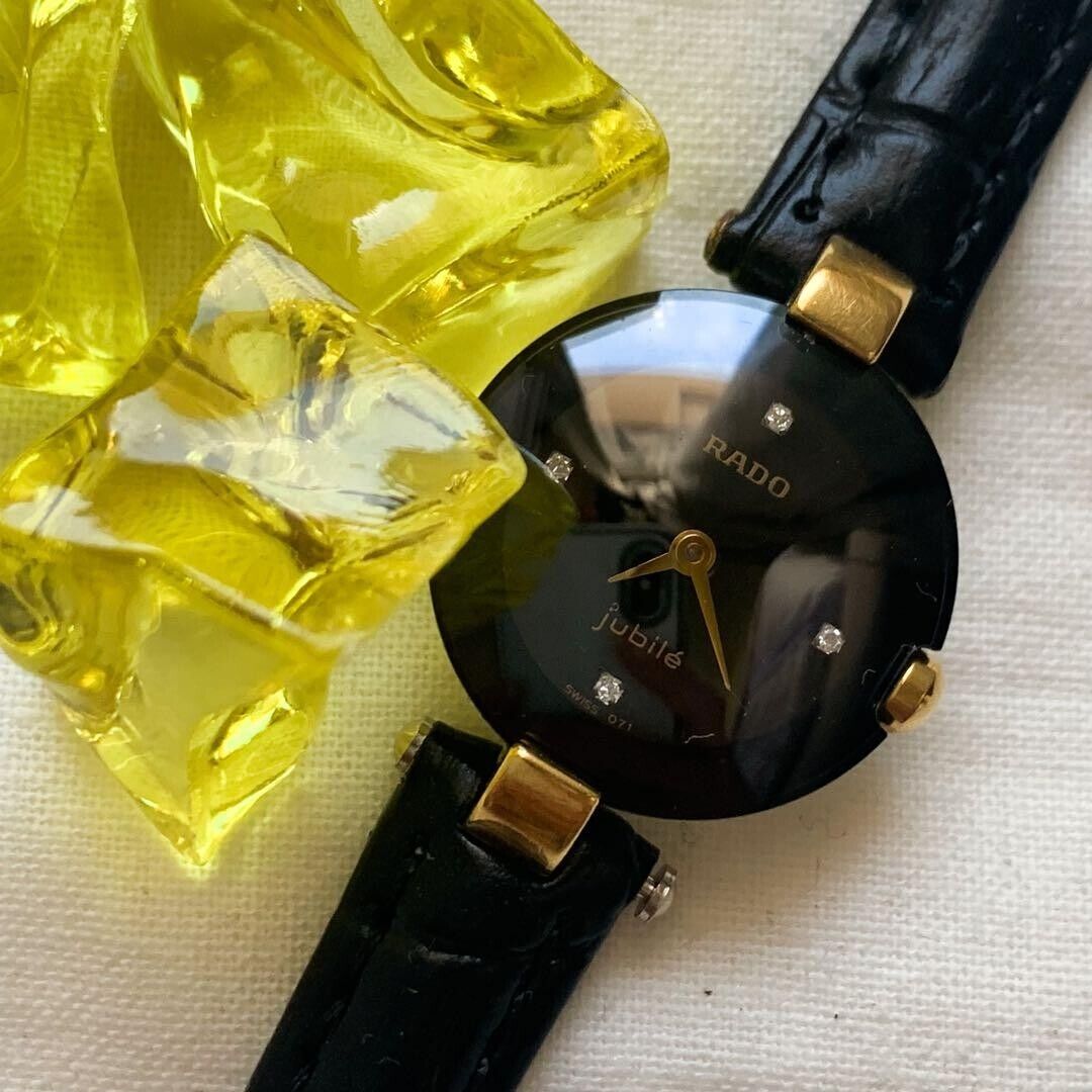 RADO ラドー ジュビリー 204.3579.4 ブラック QZ レディース 腕時計