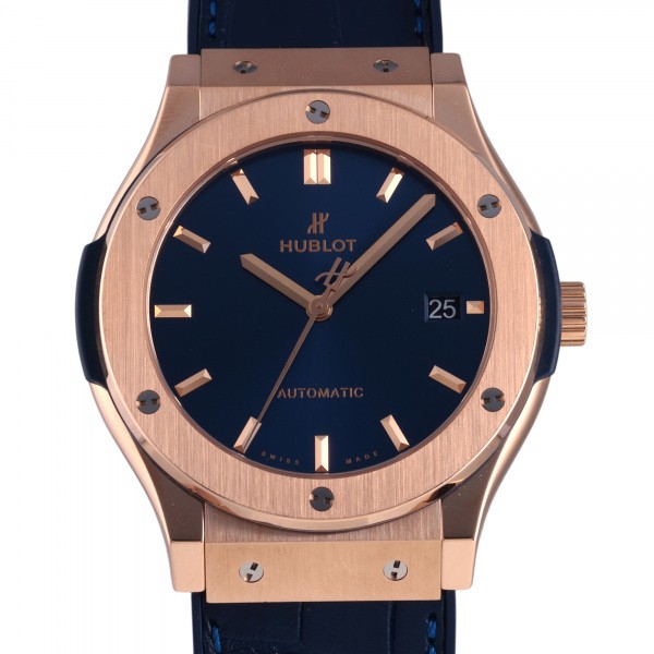 Hublot king gold blue hot sale