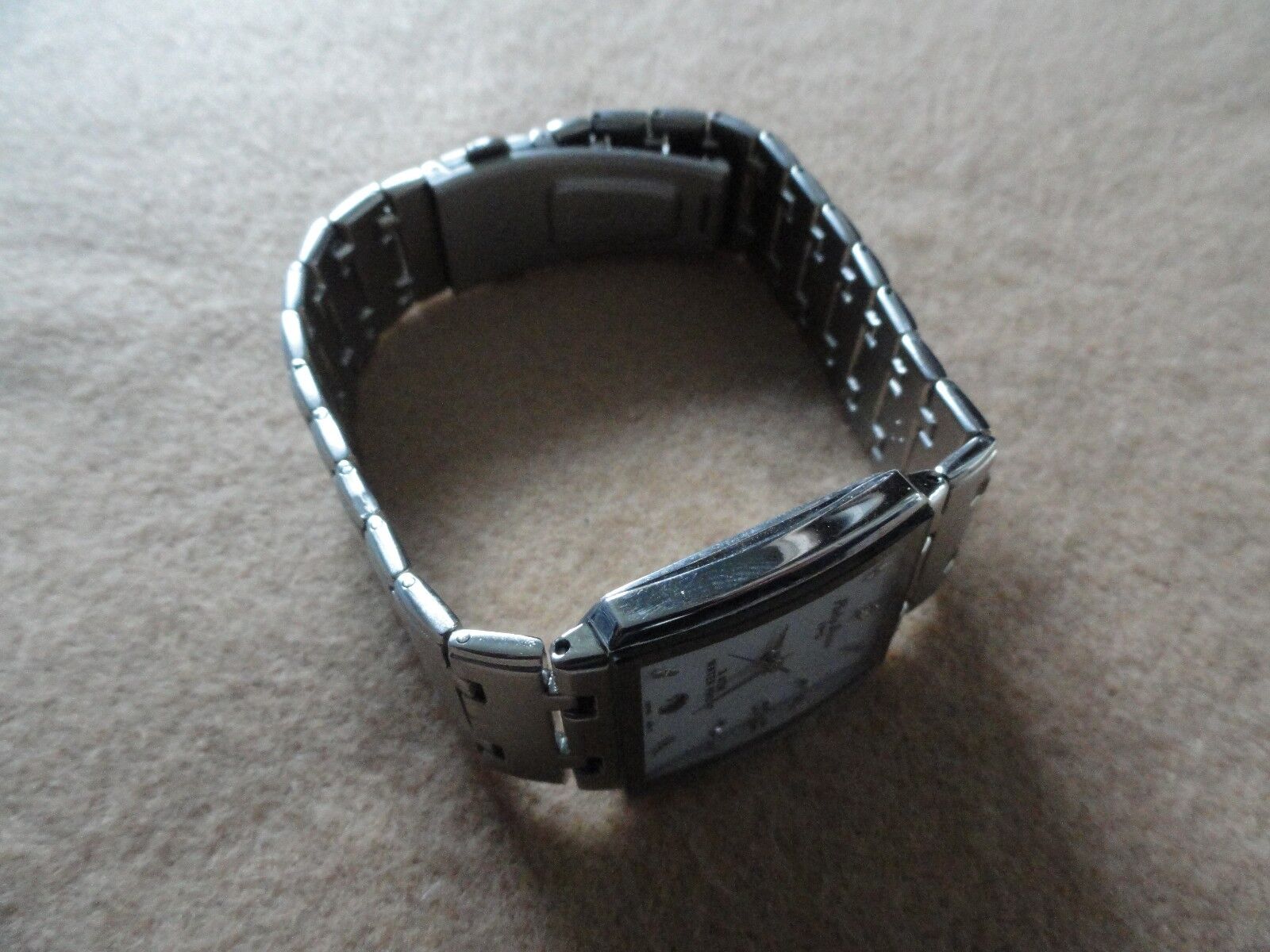 Montre Philip Persio 3 TM - Water Resistant - Bracelet Argenté Alliage - Quartz - Occasion (état Photo)