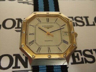 Men s Superb LONGINES Conquest Octoganal Quartz SANTOS Dial Slim