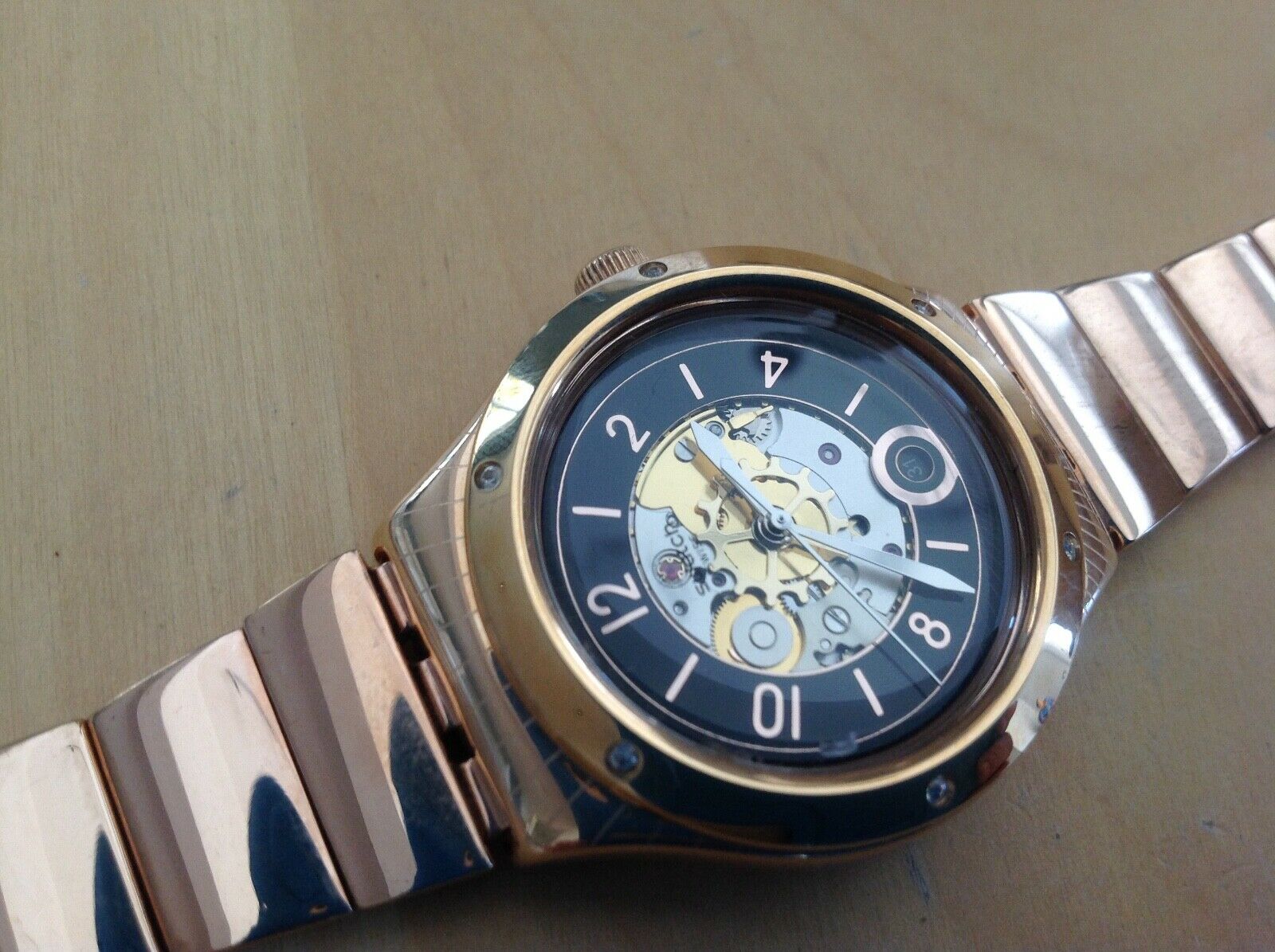 SWATCH TONTON PHIL Watch, Automatic YAG400G | WatchCharts