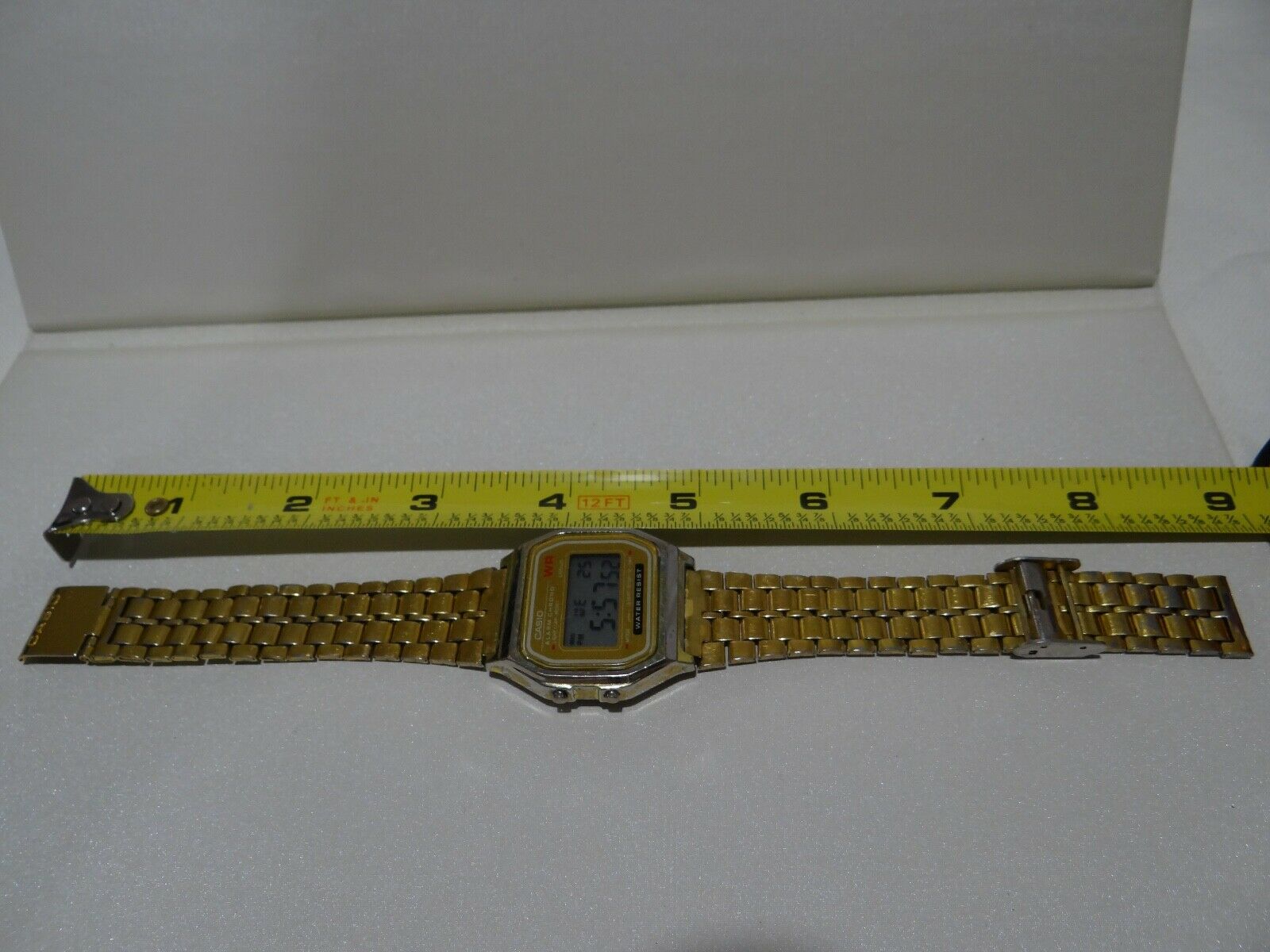 CASIO デジタル ウォッチ ゴールド 593 A159W JAPAN 腕時計 CASIO デジタルウォッチゴールド 593 A159W JAPAN 腕時計 - メルカリ