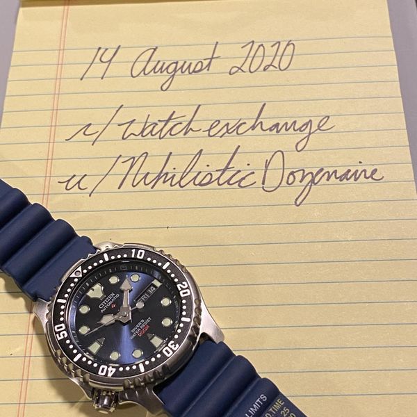 [WTS] Citizen Promaster Diver, Box & Papers, LNIB | WatchCharts Marketplace