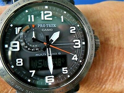 Casio PRO TREK PRW-6600YB-3JF Solar Atomic Mens Watch Japan WITH