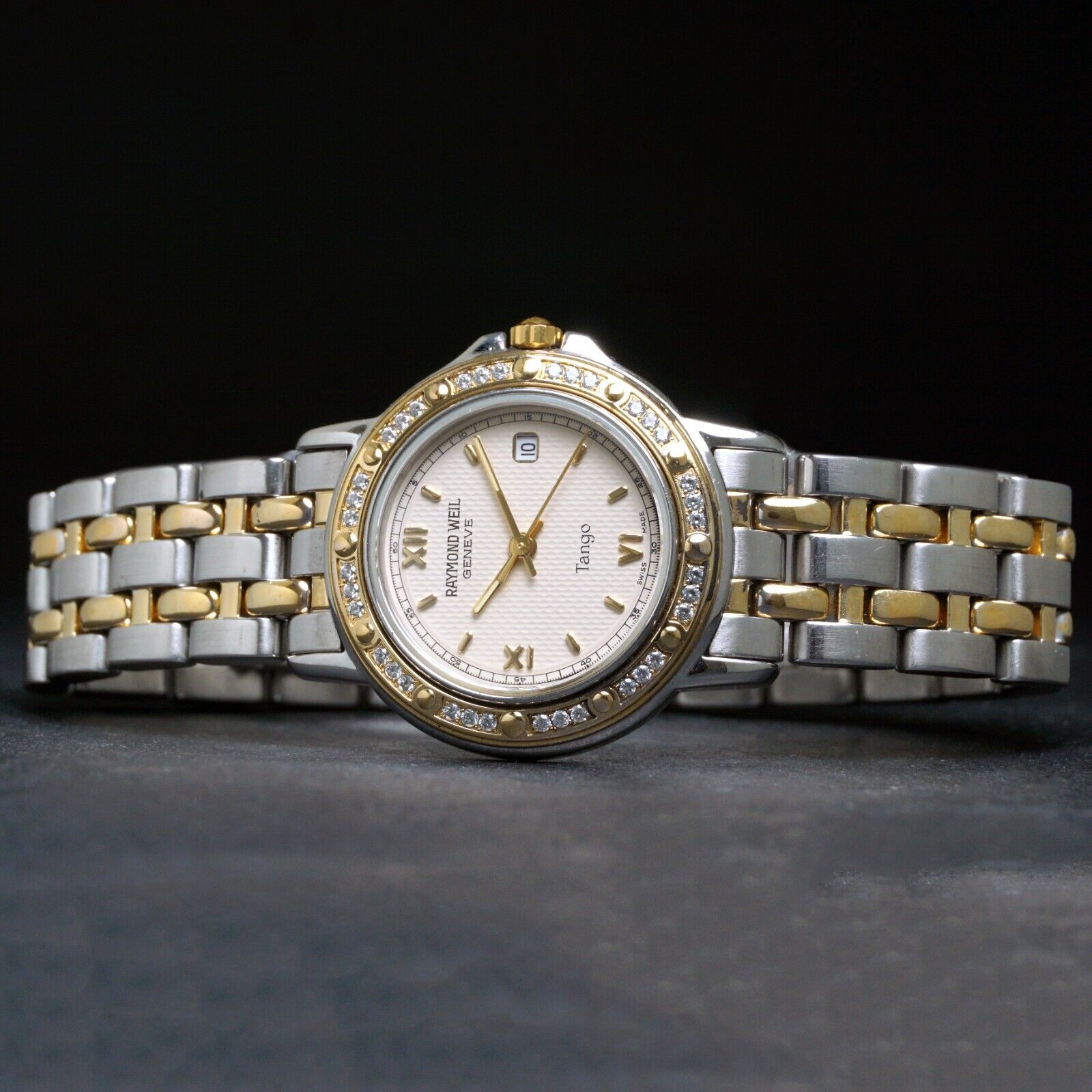 Raymond Weil Tango 5360 Two Tone Diamond Bezel Lady