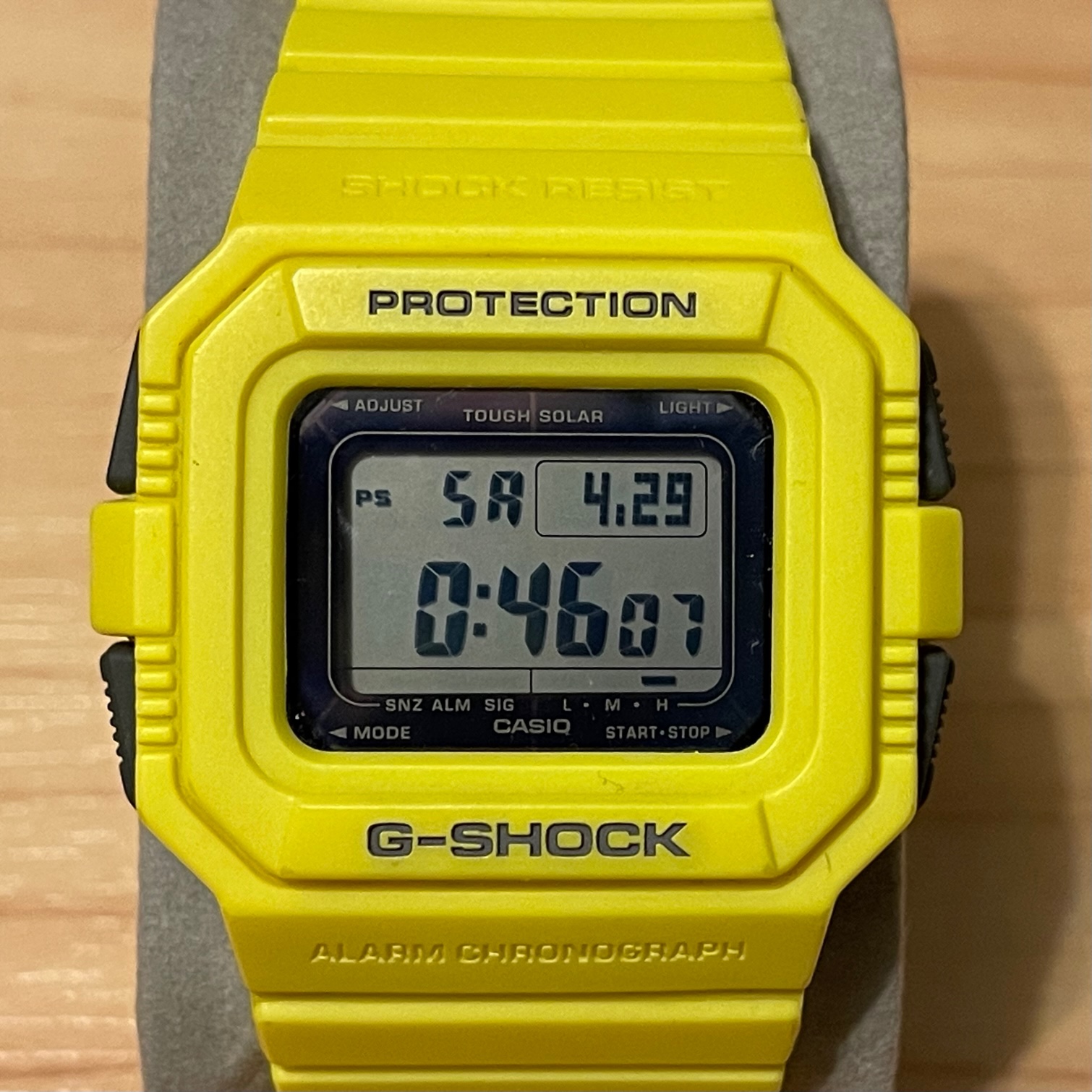 G-SHOCK G-5500TS イエロー　タフソーラー 楽天市場】CASIO カシオ 防水 腕時計 時計 Gショック タフ