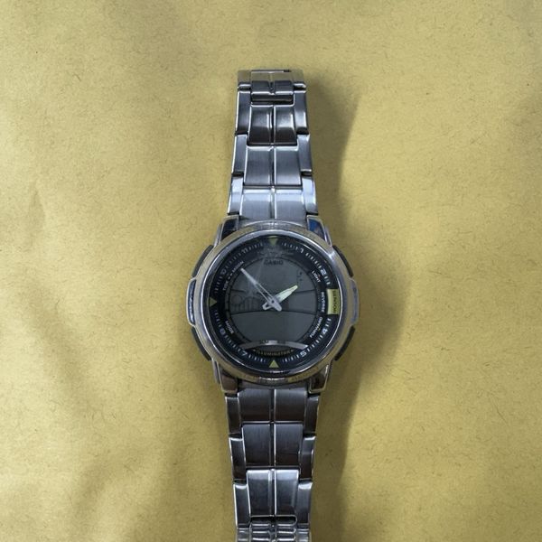 Casio 4335 AQF-100 Tide Graph Men's Watch World Time - Stunning ...