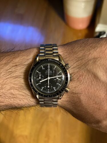 speedmaster reduced on wrist