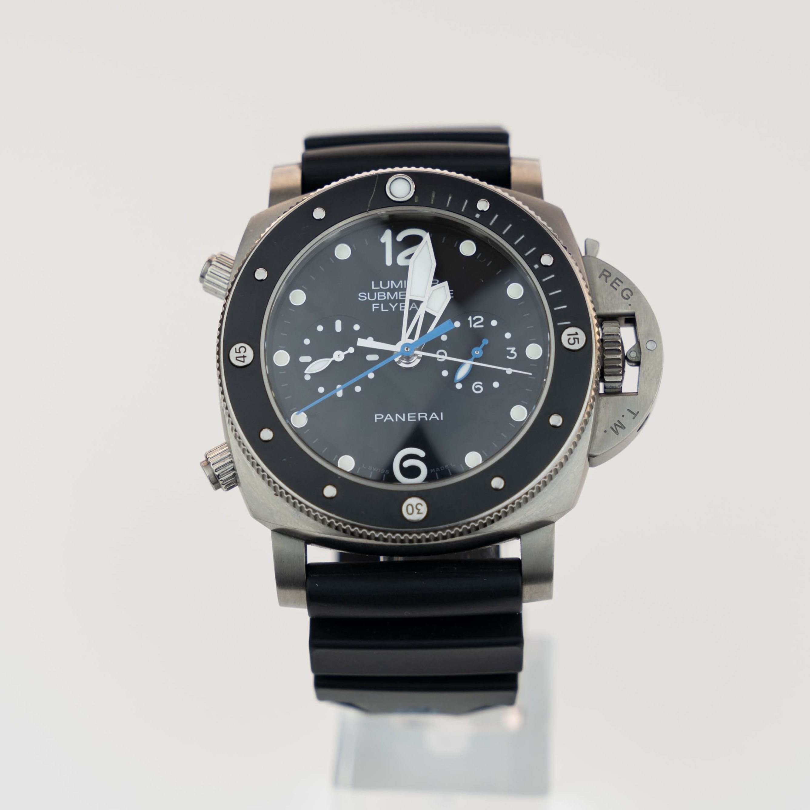 FSOT Panerai PAM 615 Luminor 1950 Submersible Chrono Flyback Titanium 47mm PAM00615 WatchCharts Marketplace