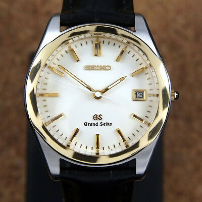 Authentic Grand Seiko Date Ref.8N65-8000 18K Solid Gold Bezel